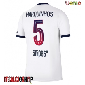 Paris Saint-Germain Marquinhos #5 Seconda Maglia 2026-27 Manica Corta